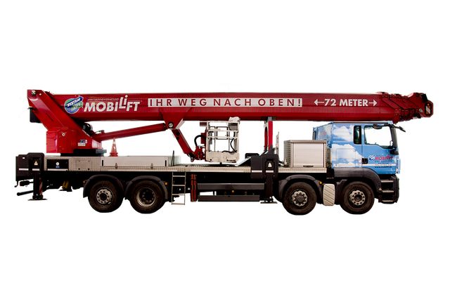72 Meter LKW-Arbeitsbühne