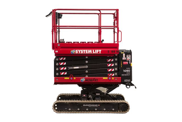 10 Meter Scheren-Arbeitsbühne auf Ketten